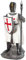 Isideco Deko Figur Templer Ritter Steht mit Lanze und Schild