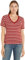 Tommy Hilfiger New Slim Cody V-nk SS Ww0ww40584, Camisetas de Punto de Manga Corta Mujer, Rojo (Breton STP/Dark Magma/Ecru), XXL