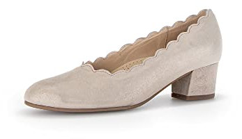 Gabor Damen Klassische Pumps, Frauen Absatzschuhe,Leichte Mehrweite (G),Oktoberfest,Dirndl,Wiesn,high Heels,Muschel (A.OBL),42 EU / 8 UK