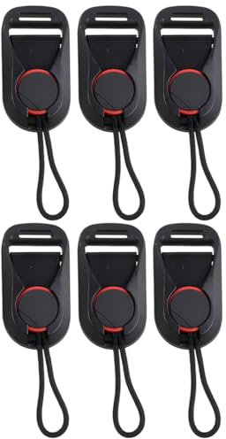 PLKSEI 6 Pezzi Fibbia Sgancio Rapido Fotocamera Cinghia per Fotocamera a Sgancio Rapido Adattatore Universale Adattatore per Cinghia della fotocamer