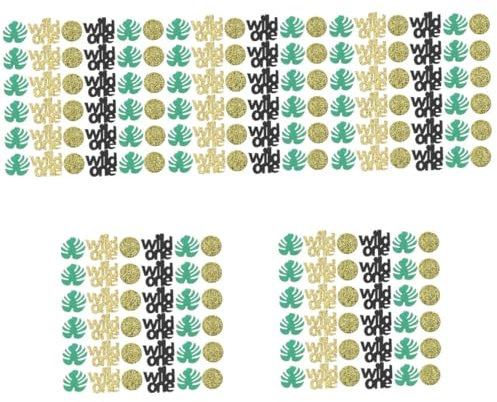 Garneck 5 Sets Baby Dusche Dekorationen Palm Blatt Geformt Dekorative Konfetti Tropical Prop