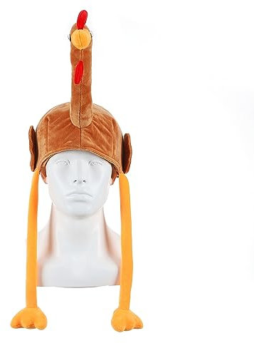 Saiyana Thanksgiving Hühnerbein Hut Türkei Hut Europäische und Amerikanische Thanksgiving Cartoon Truthahn Hut Thanksgiving Day Thanksgiving Dekorationen Outdoor