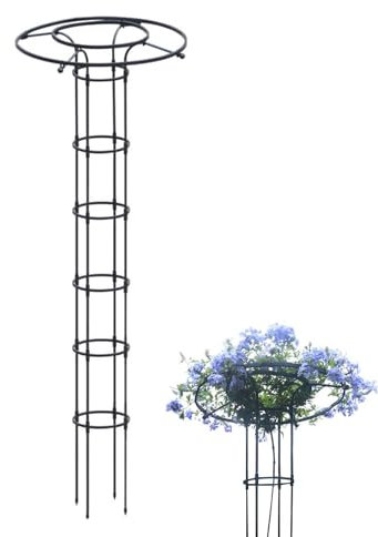 210cm Rostfreies Rankgitter Aus Metall Zur Unterstützung Von Weinreben, Rankgitter Aus Metalldraht Für Zimmerpflanzen, Topfspalier Für Topfpflanzen, Rankhilfe Für Kletterpflanzen Im Freien