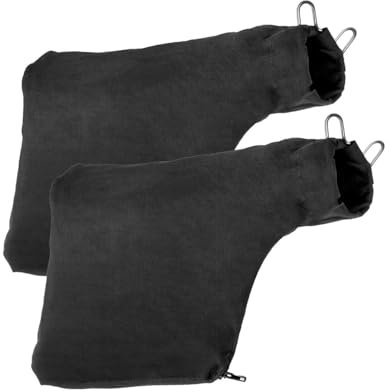 Dzxin Dust Bag for Miter Saw 255 Model, 2 Pieces Black Dust Collector Bags with Zipper Adjustable Bracket for Miter Saw Fits Model 255 Miter Saw Accessories (Black)