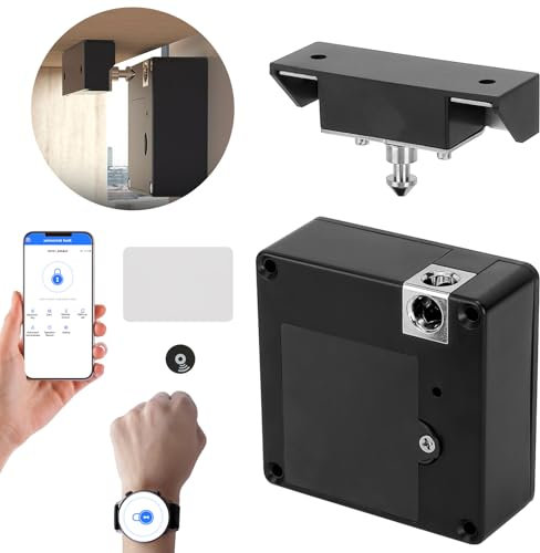 Lucchetto intelligente per cassetti nascosto, RFID, elettronico, per mobili, con app e serratura per cassette delle lettere, per cassette delle lettere, armadietti