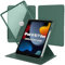 CACOE Custodia per iPad 9a/8a/7a generazione con portamatite 2021/2020/2019 10,2 pollici, supporto girevole a 360 gradi antiurto per iPad 9/8/7 generazione, verde notte scuro