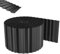 Aufun Bordure de pelouse en métal galvanisé ondulé de 10 m - Hauteur : 15 cm - Bordure de pelouse - Bordure flexible pour les amateurs de jardins et d'aménagement paysager