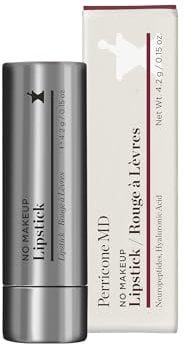 Perricone MD No Makeup Lipstick Cognac 4.2g - Lightweight, Hydrating Formula for Smoother, Plumper Lips – Subtle Glossy Tint