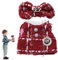 Puppenkleidung und Zubehör,Plüschpuppenkleidung - 17cm Stoffpuppen-Outfits,Kleider- und Schleifen-Outfits für Plüschpuppen, kleine Stoffpuppenkostüme, Puppen-Anziehoutfits