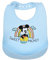 CARTOON Baberos de silicona con bolsillo recogemigas babero con cierre ajustable 30 x 23 cm, Mickey Mouse, 30 x 23 cm