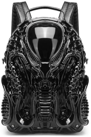 CerfoParlen Herren Goth Bag Alien Y2K Rucksack Xenomorph Kostüm für Damen Outdoor