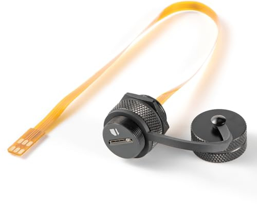 Plinkwirekb Outdoor IP67 Nano-SIM-Karten-Verlängerungskabel, Panelmontage, Stecker auf Buchse, Flex-Verlängerung, FPC, wasserdichtes Kabel, Nano-SIM, flaches Adapterkabel für 4G/LTE, 5G, GPS, Remote