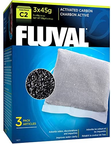 Fluval C2 Aktivkohlepatrone, 135g, 3er Pack