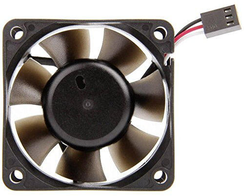 Noiseblocker BlackSilent (60mm, PR-1) Ventilateur de boitier PC Case Fan 60mm BlackSilent Pro PC Fan PWM Avec Ailes Silencieuses Cadre en Silicone - 1800 Rpm