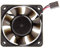NoiseBlocker BlackSilent Pro PR-1 PC-Gehaeuse-Luefter Schwarz (B x H x T) 60 x 60 x 25mm