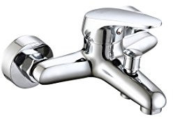 DP Grifería - Grifo monomando de bañera serie Limonero color plateado