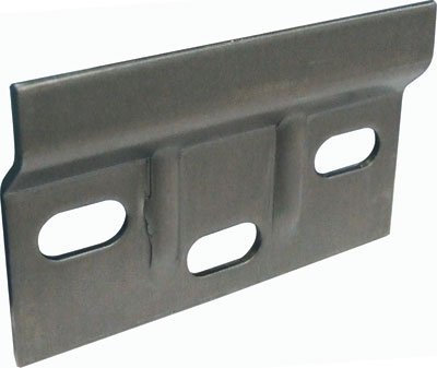 Cintres pour plaque murale en acier pour armoire penderie. Lot de 10. D027.