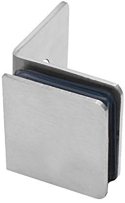 Edelstahl Glashalter Klemmhalter Glasklemme Glastüre Glas (Modell E)