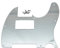Dopro 8 fori Tele Chitarra Humbucker Pick Guard per USA/Messicano FD Telecaster Silver Mirror 1 Strato