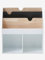 VERTBAUDET Regal-Element mit 2 Fächern + Regal weiß/natur/schwarz ONE SIZE