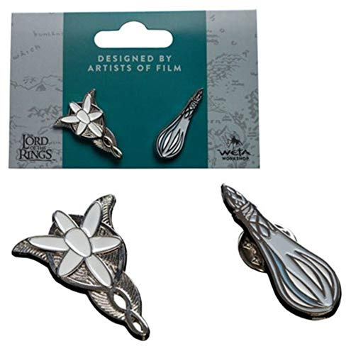 Weta Collectibles Lord of The Rings Collectors Pins 2-Pack Evenstar & Galadriel's Phial