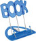 Wedo 21119903 Leseständer Book (aus Kunststoff, stufenlos verstellbar, vernickelte Bügel) blau (Blau | 3er)