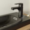 MOB-IN Robinet Lave-Mains - Mitigeur Eau Chaude et Eau Froide Tap Noir Mat