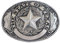 Needzo Rodeo Gürtelschnallen für Herren, State of Texas Seal, Western Apparel, silberfarben, 7,9 x 9,5 cm, silber, 3.75 Inches