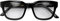 LONDON MOLE Tricky Lesebrille | Rechteckige, Coole und Stilvolle Brille | Herren Damen Unisex | Federscharniere | Schwarz Glänzend | + 2,0 Vergrößerung