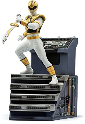 Iron Studios BDS: Power Rangers - White Ranger Art Scale Statue (1/10) (POWRAN46721-10)