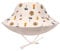 LÄSSIG Baby Kinder Sonnenhut Strandhut Sommerhut Sonnenschutz Kinderhut Babymütze wendbar atmungsaktiv UV-Schutz 80/Sun Protection Bucket Hat Botanical offwhite, 19-36 Monate, Größe: 50/51
