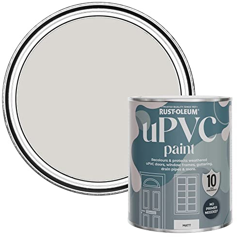 Rust-Oleum Grey uPVC Door and Window Paint in Matt Finish - Mocha 750ml