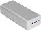 65W 30000mAh Banque de Puissance de Chargeur Portable pour Ordinateur Portable, Banque de Puissance sans Fil Charge Rapide pour Téléphone PC, Coque en Alliage D'aluminium, Interface DC