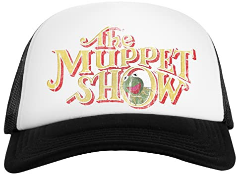 Vintage Muppet Show Weiß Schwarz Unisex Baseball Cap White Black