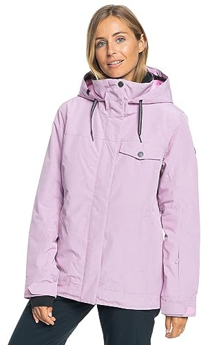 Roxy Women's Billie WarmFlight Insulated Jacket, Pink Frosting, Large