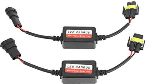 LED Canbus Decoder H8 H9 H11, Universaler fehlerfreier Anti-Blink-Widerstandsdecoder Plug and Play für Nebelscheinwerfer
