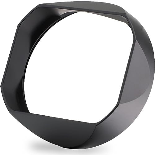 Haoge Objektiv Metall Square Hood für Leica Q3 Q2 Q Q-P QP q3 Typ116 Kamera Zubehör schwarz LH-LQB