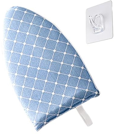 NHBETYS Heat Resistant Ironing Gloves, Garment Steamer Mitt Handheld Iron Board Waterproof Anti Steam Glove for Handheld Steamer, Travel Steamer, Vertical Steamer(blue)
