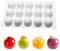 duoyif Silikonform Kugel Schokoladenformen Kugel Ø 42mm 15 Löcher Silikon Backform Kugel Silikonform Zur Herstellung Von Dome-Mousse Kuchen Kugel Schokolade Eiskugel 42x37mm (Ø42mm)