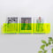 Zeitungsständer Acryl Zeitschriftenständerhalter An Der Wand Montiert, Moderner Zeitungsbroschürenständer Büro zu Hause, Orange/Klar/Rosa/Fluoreszierend Grün/Bunt (Color : Fluorescent Green, Size :