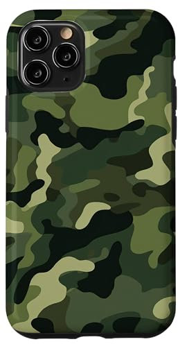 Hülle für iPhone 11 Pro Militär Camouflage Tarnmuster Grünes Camo Muster
