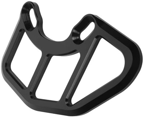 Tbest Fahrradzubehör Kettenstabilisator, ISCG05 ISCG03 Fahrradkettenführungsstabilisator Aluminiumlegierung Fahrrad Bash Guard für 26T-36T Kettenblätter (Black)