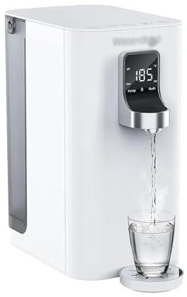 Linmeas-753 Water Cooler Dispenser Desktop Water Purifier Instant Hot Integrated Water Dispenser Countertop Reverse Osmosis System 4 Temperature Options for Home, Office, and Dorm Use