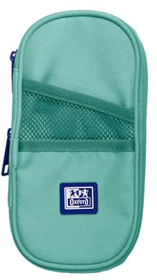 Oxford B-MAX, Estuche Escolar con Goma Elástica, Material Reciclado RPET