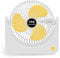 Swetopq Mini Fan Fans for Bedroom Super Rechargeable esktop Fan 3 Wind Speeds Portable -quiet USB Fans 3D Airflow Cycle for Home Office