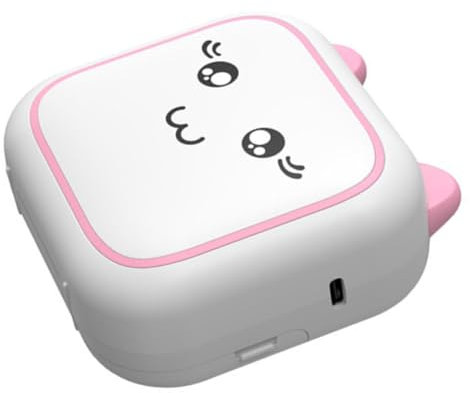 AUTSUPPL Portable Photo Label Printer Small Wireless Picture Printer for Students Mini Pocket Convenient Printing Tool for Home and Office Use