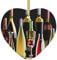 Cocktail Glasses And Bottles Christmas Ornaments For Xmas Tree Decorations With Gold Rope For Party Decoration Hanging