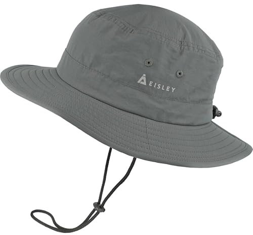 Eisley Unisex Okavango Hut mit UPF50+ / atmungsaktiv & schnell trocknend/Kordelzug, grau, 56