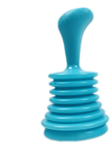 Essentiall, stantuffo per lavello, stantuffo con manico ergonomico, per rimuovere gli intasamenti dello scarico, potente stantuffo a ventosa per sbloccare lavandini, scarichi, vasche, docce