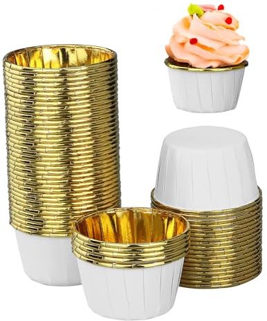 60 pirottini per cupcake, muffin in foglio di alluminio, per muffin, per muffin, per cupcake, per compleanni, matrimoni, feste, muffin